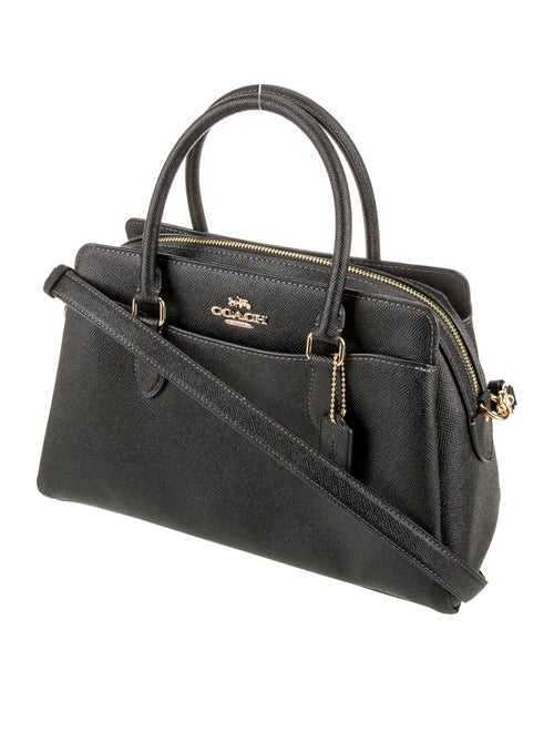 Coach Leather Top Handle Bag