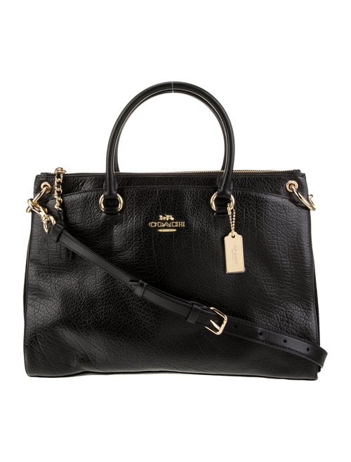 Coach Leather Top Handle Bag