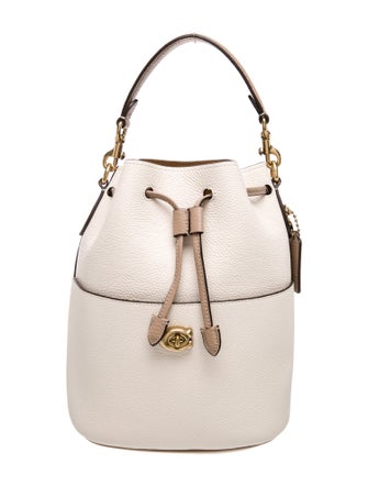 Coach Leather Bucket Bag