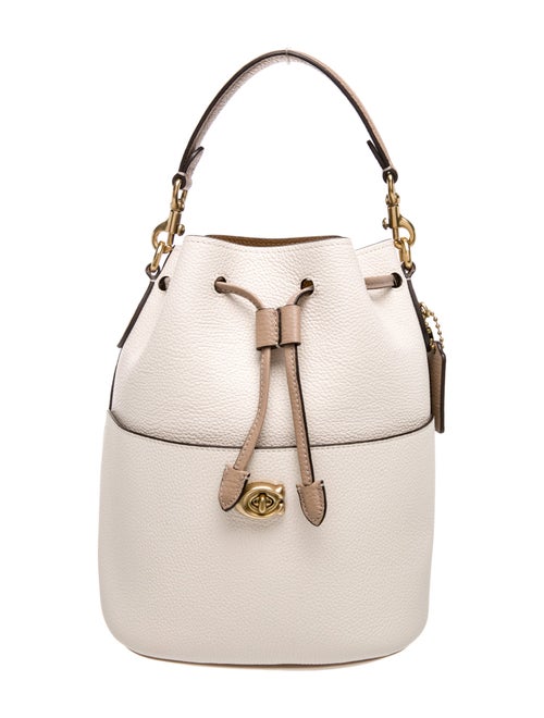 Coach Leather Bucket Bag