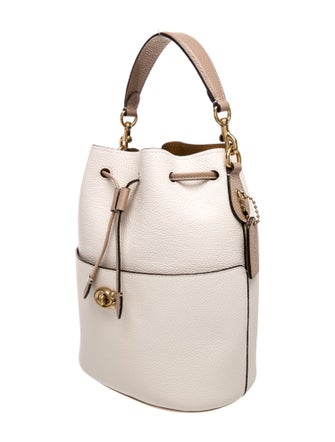 Coach Leather Bucket Bag