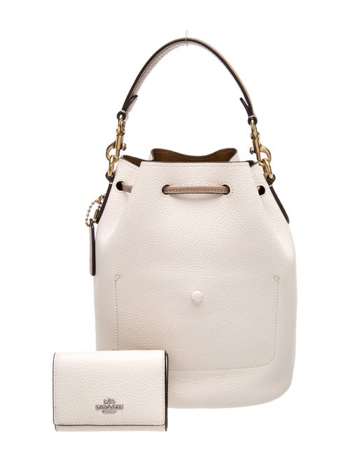 Coach Leather Bucket Bag