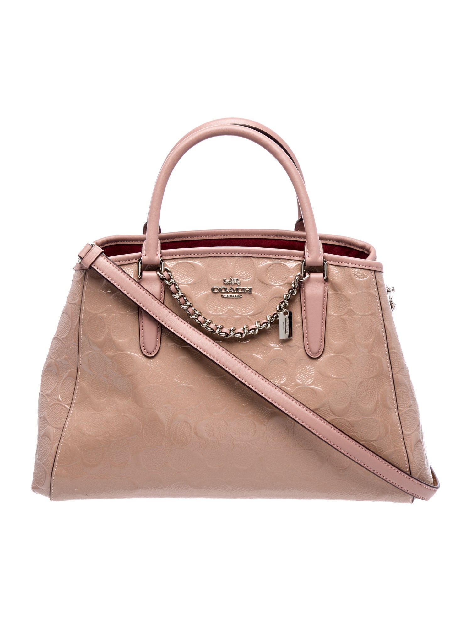 Coach Patent Leather Top Handle Bag