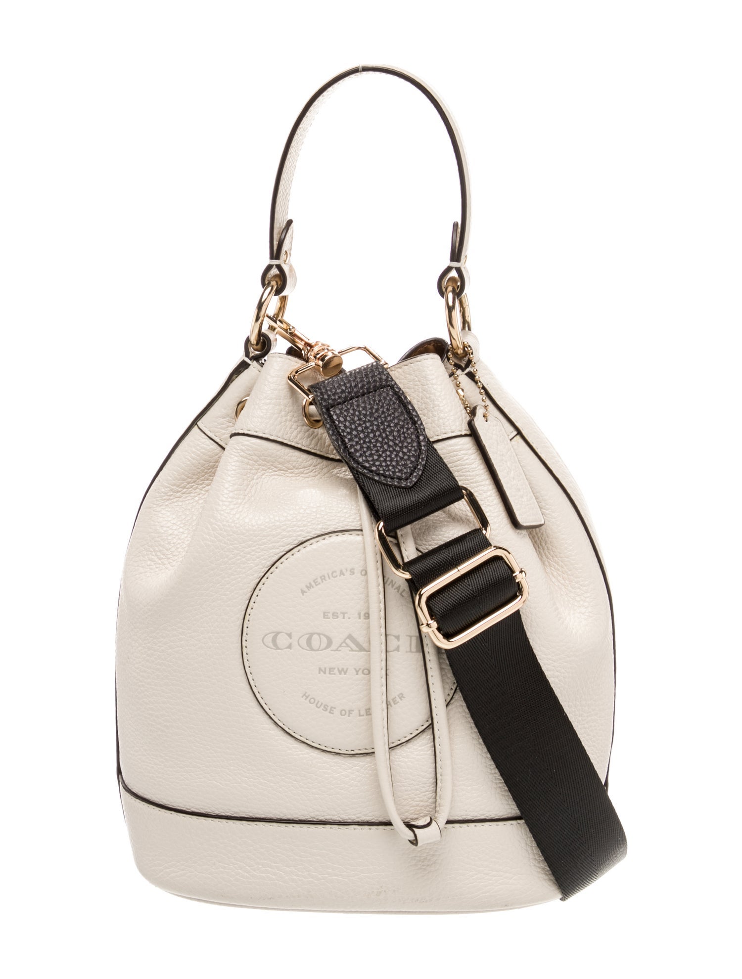 Coach Leather Bucket Bag