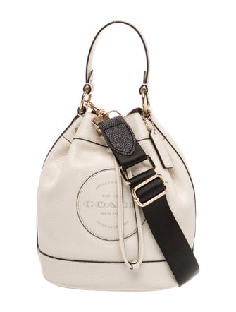 Coach Leather Bucket Bag