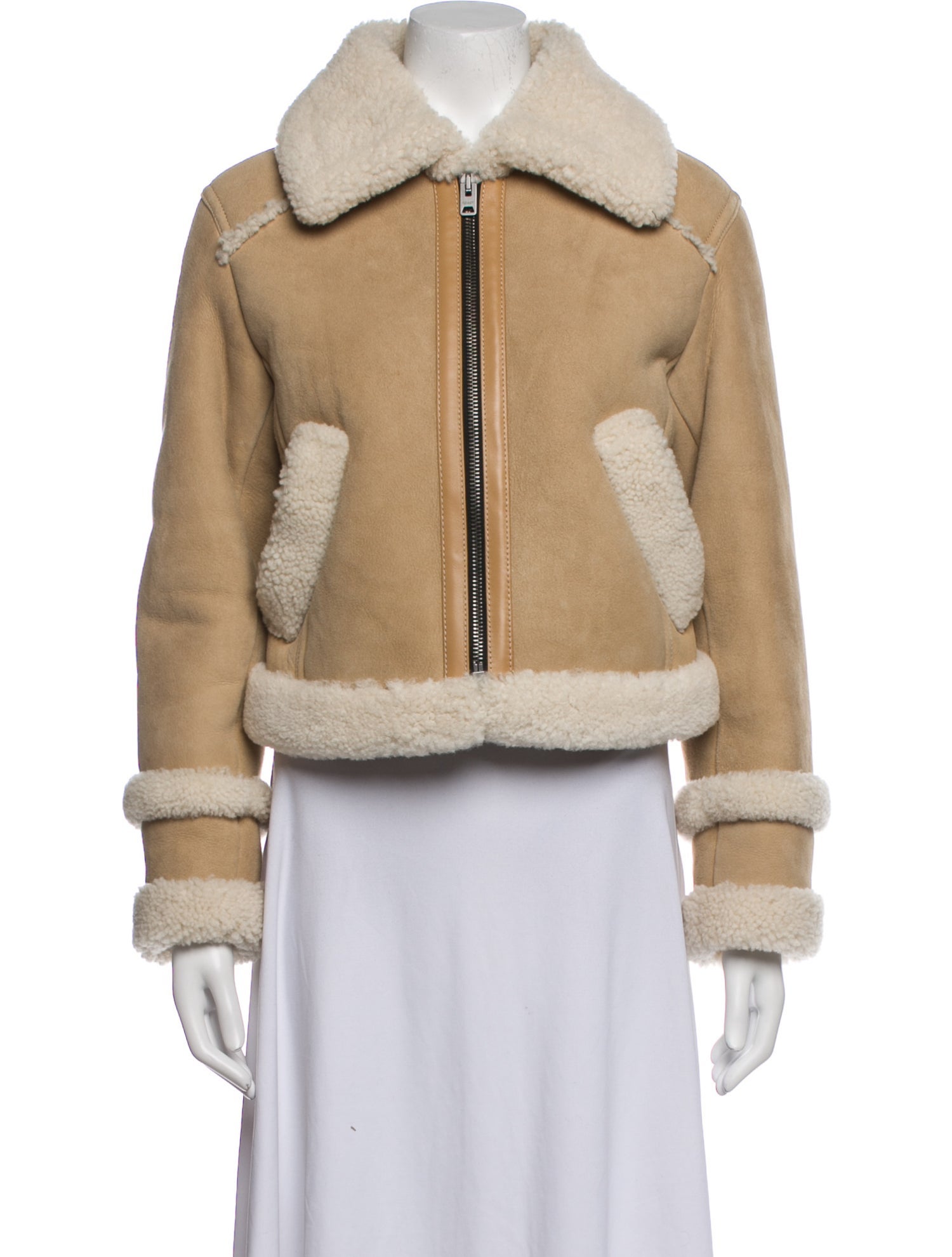 Coach Leather Fur Jacket