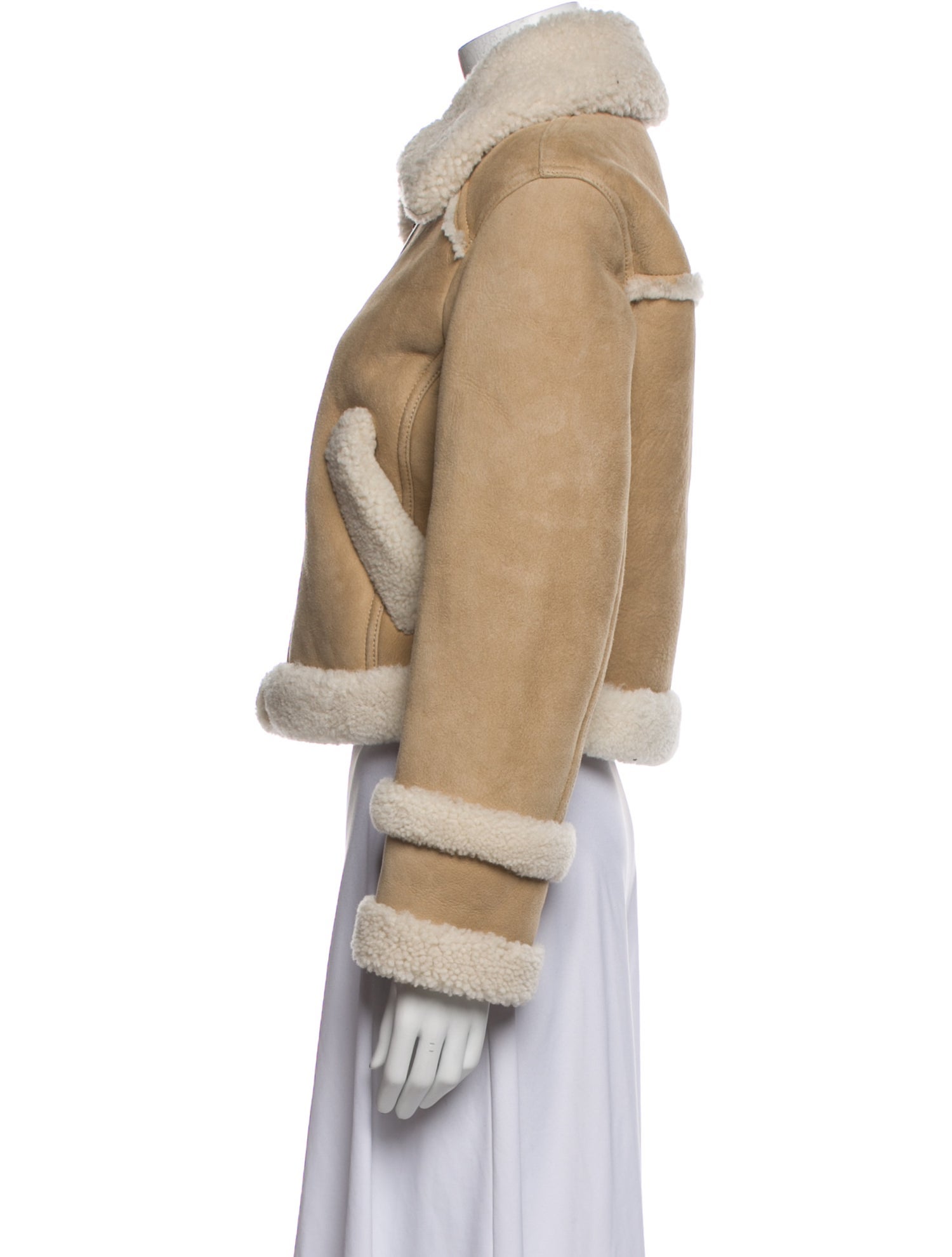 Coach Leather Fur Jacket