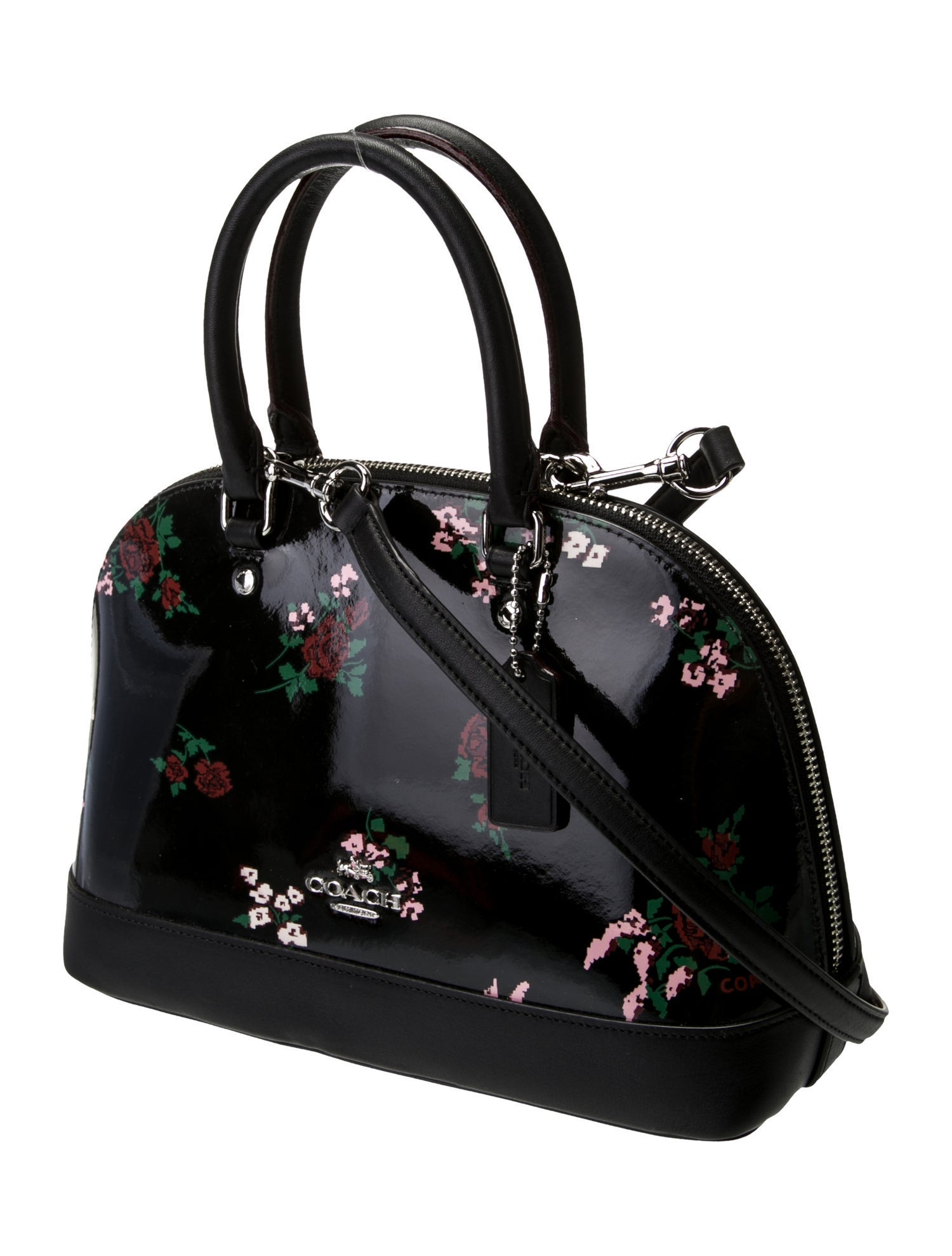 Coach Patent Leather Top Handle Bag