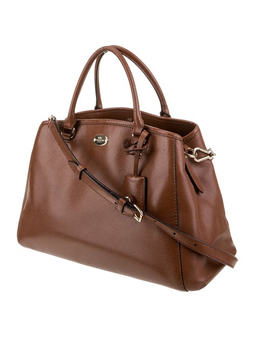 Coach Leather Top Handle Bag