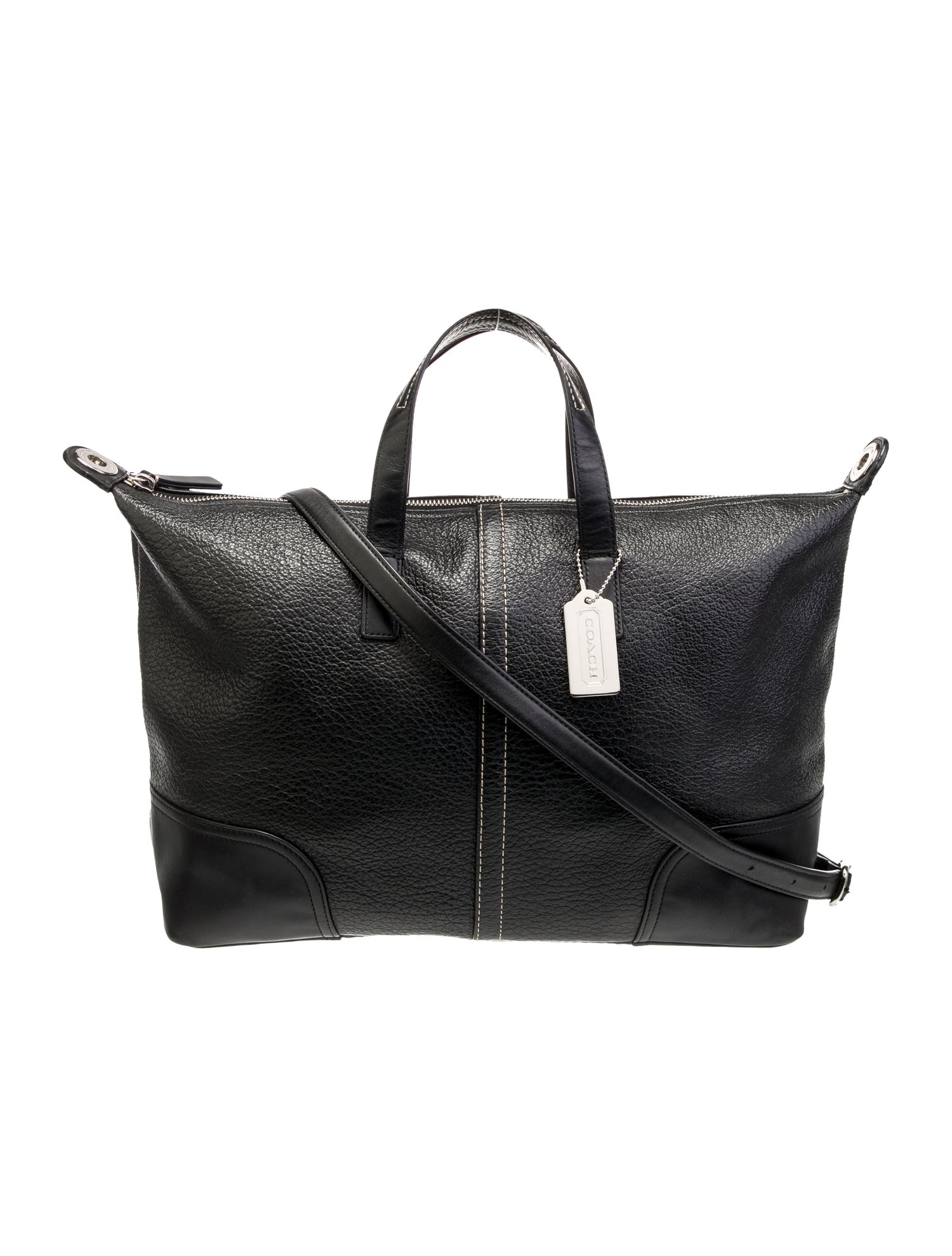 Coach Leather Top Handle Bag