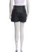 Coach Lamb Leather Mini Shorts