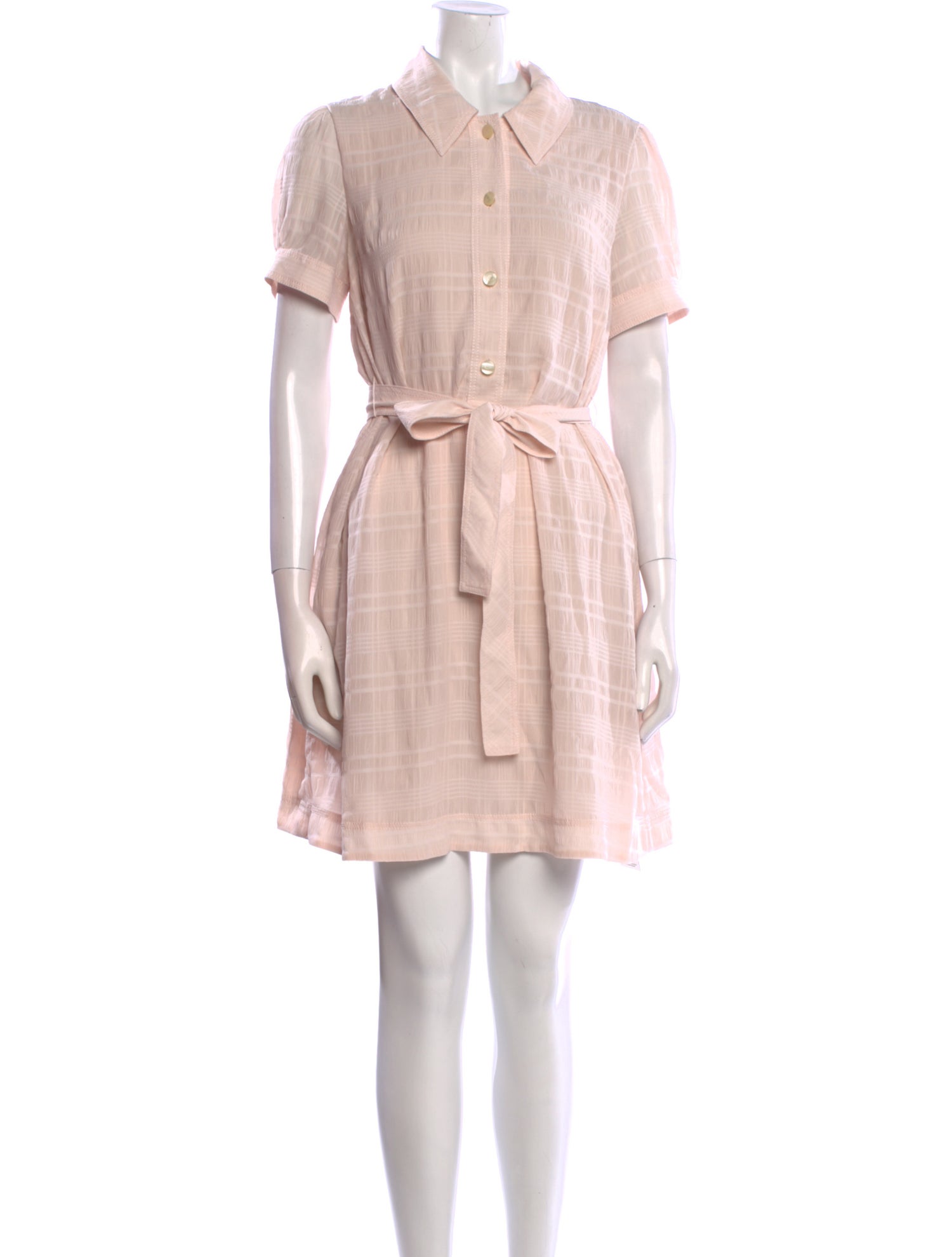 Coach Striped Knee-Length Dress