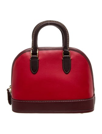 Coach Leather Top Handle Bag