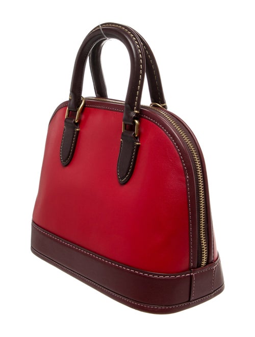 Coach Leather Top Handle Bag