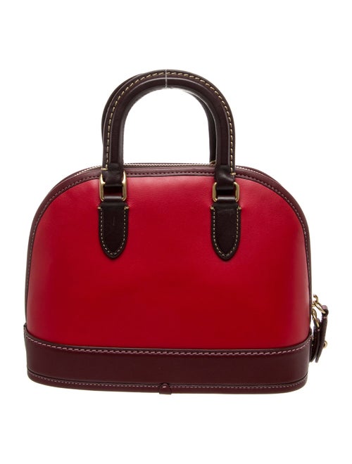 Coach Leather Top Handle Bag
