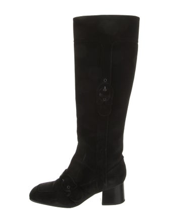 Coach Suede Riding Boots