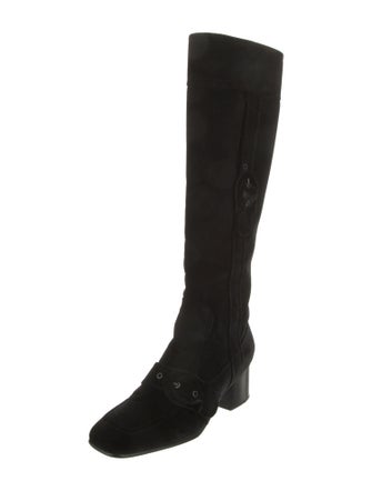 Coach Suede Riding Boots