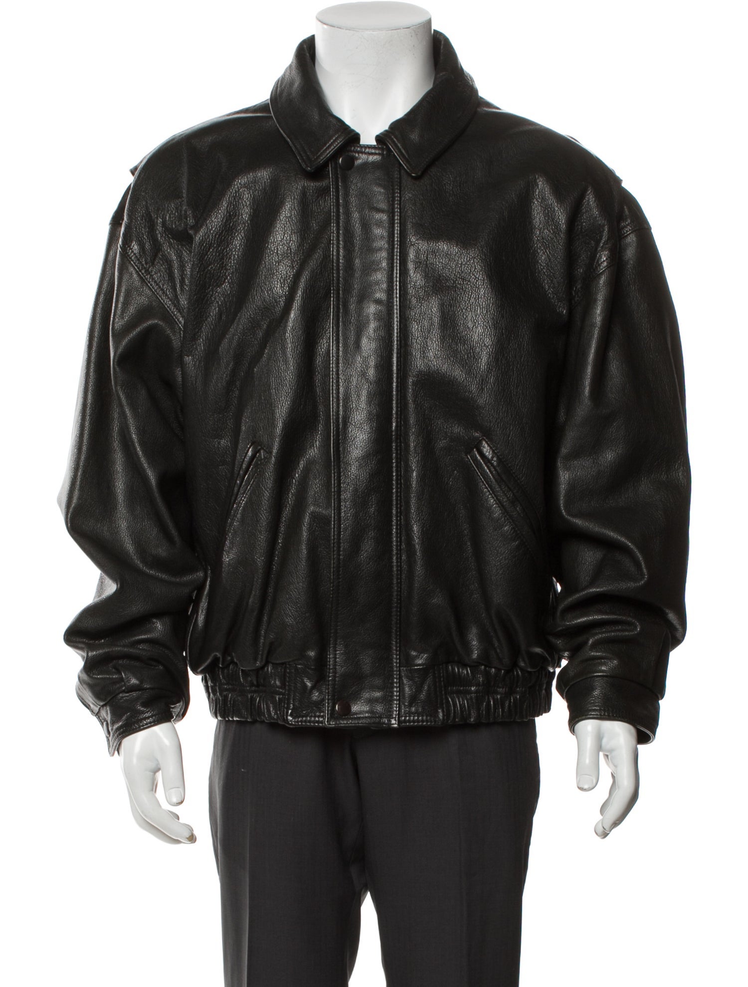 Coach Leather Bomber Jacket