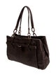 Coach Embossed Leather Shoulder Bag