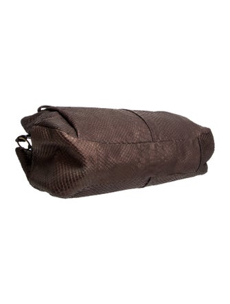 Coach Embossed Leather Shoulder Bag