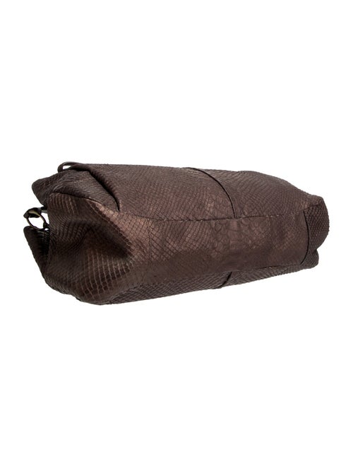 Coach Embossed Leather Shoulder Bag