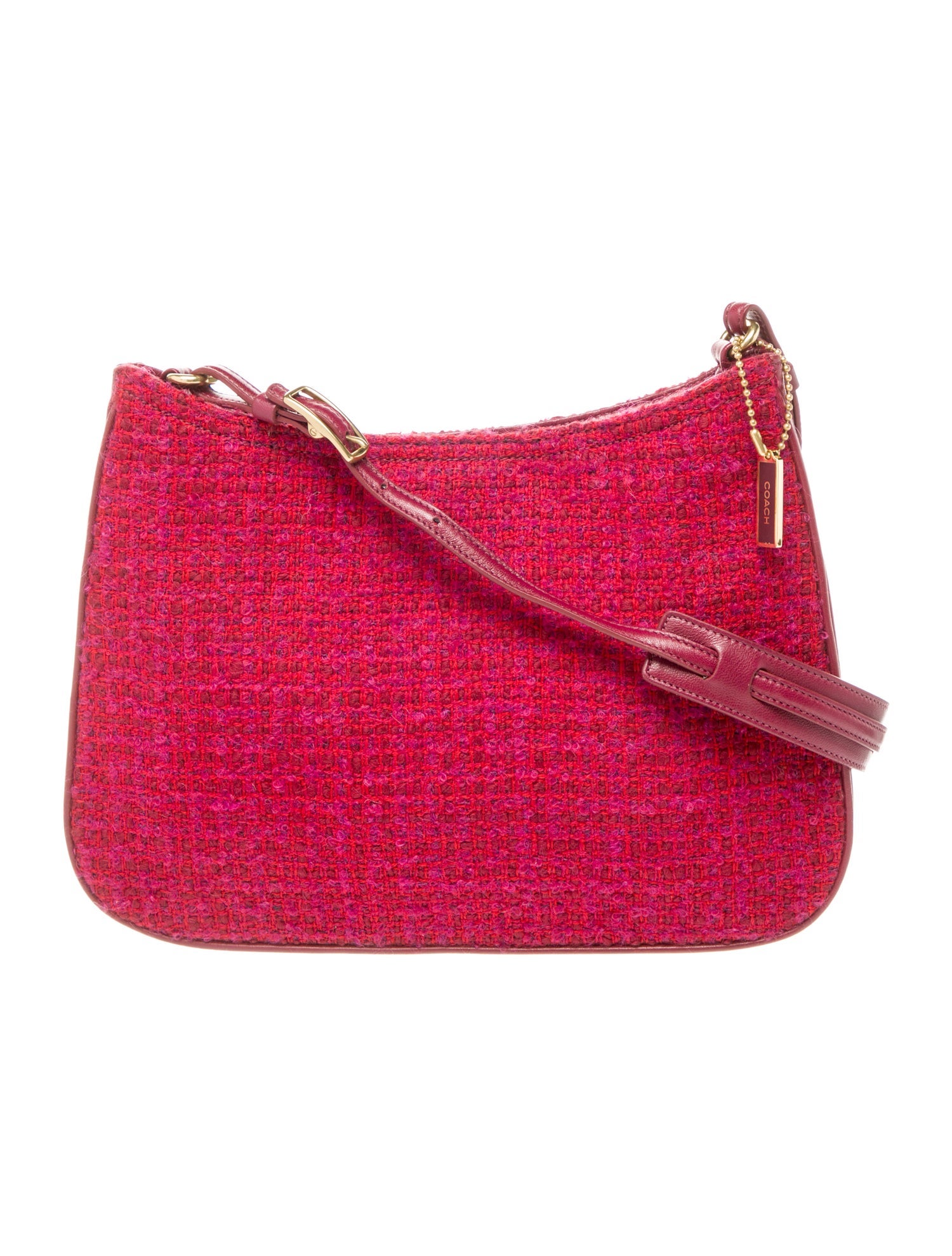 Coach Tweed Shoulder Bag