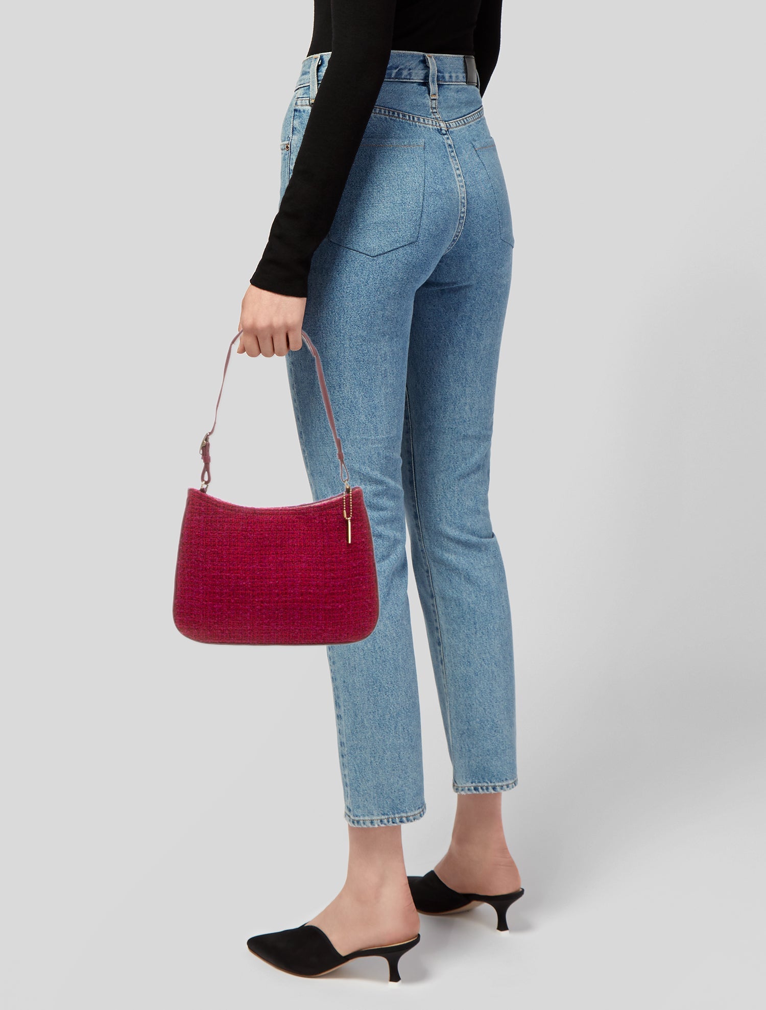 Coach Tweed Shoulder Bag