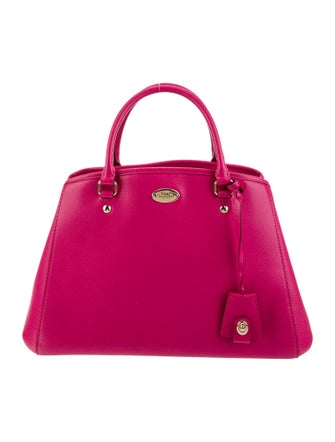 Coach Leather Top Handle Bag