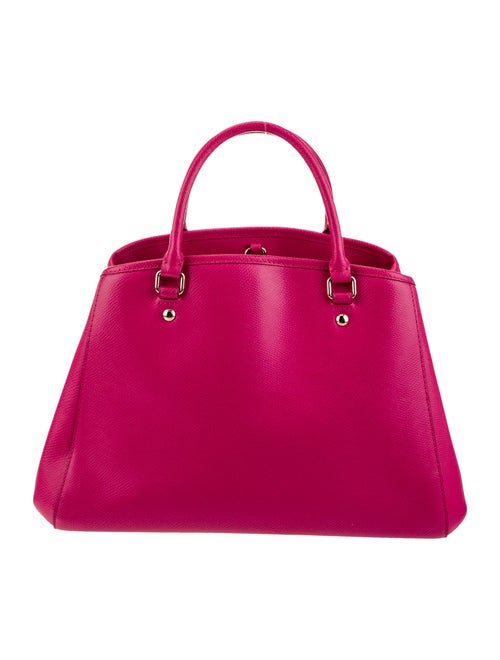 Coach Leather Top Handle Bag