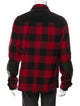Coach Wool Plaid Print Trucker Jacket