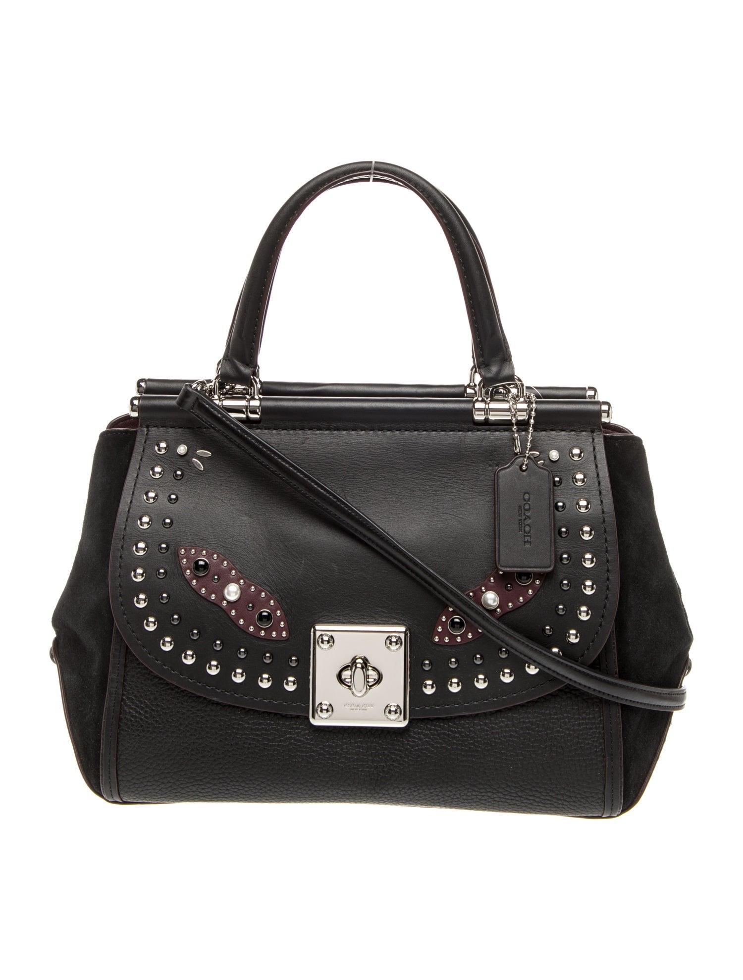 Coach Leather Top Handle Bag