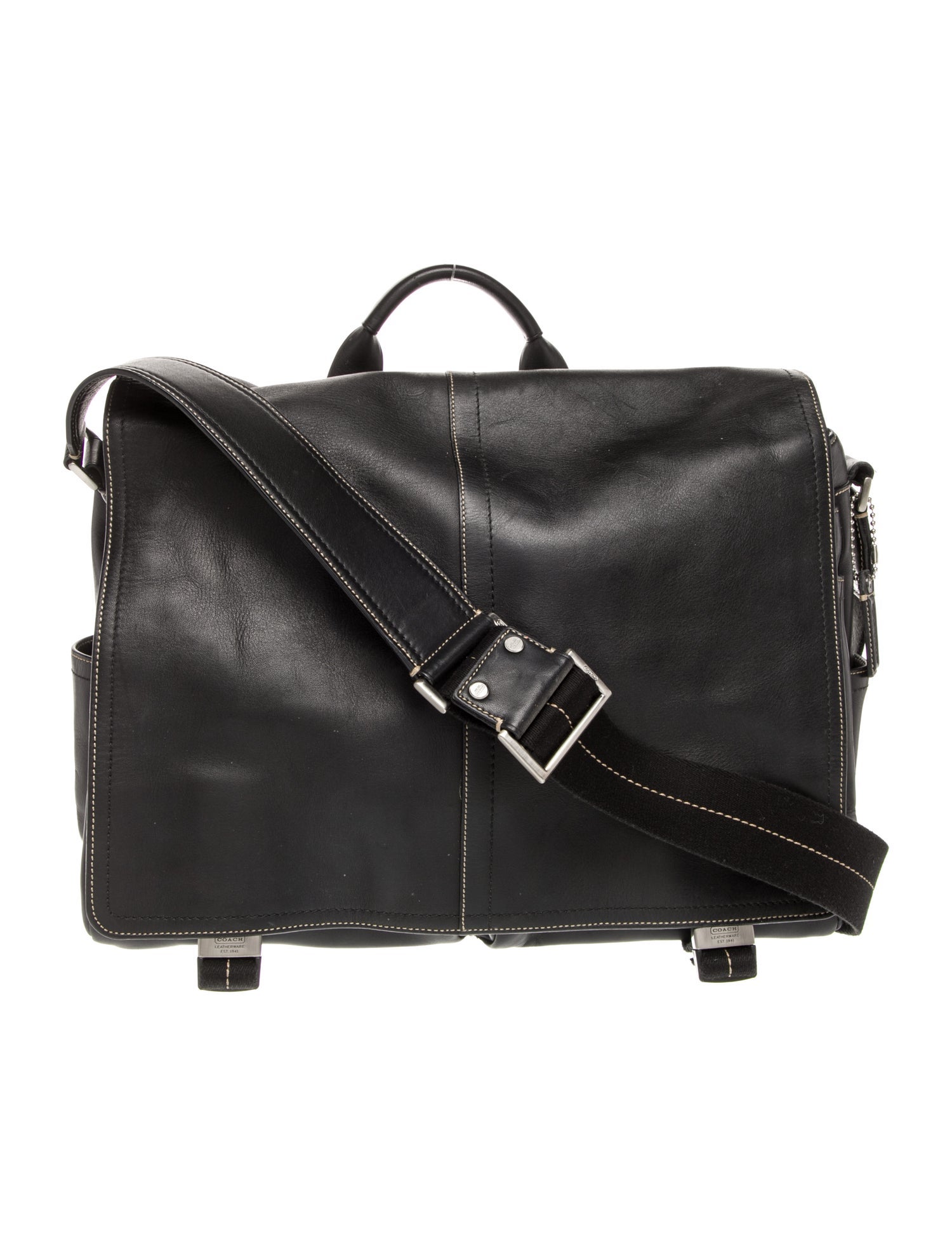 Coach Leather Messenger Bag