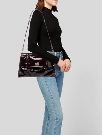 Coach Patent Leather Shoulder Bag