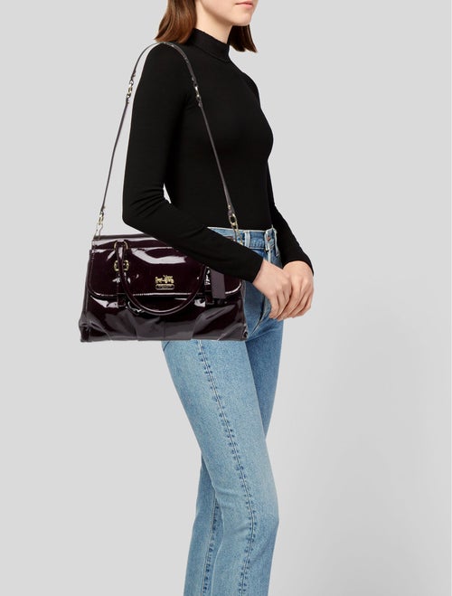 Coach Patent Leather Shoulder Bag