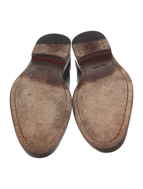 Coach Leather Monk Straps