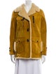 Coach Suede Faux Fur Coat