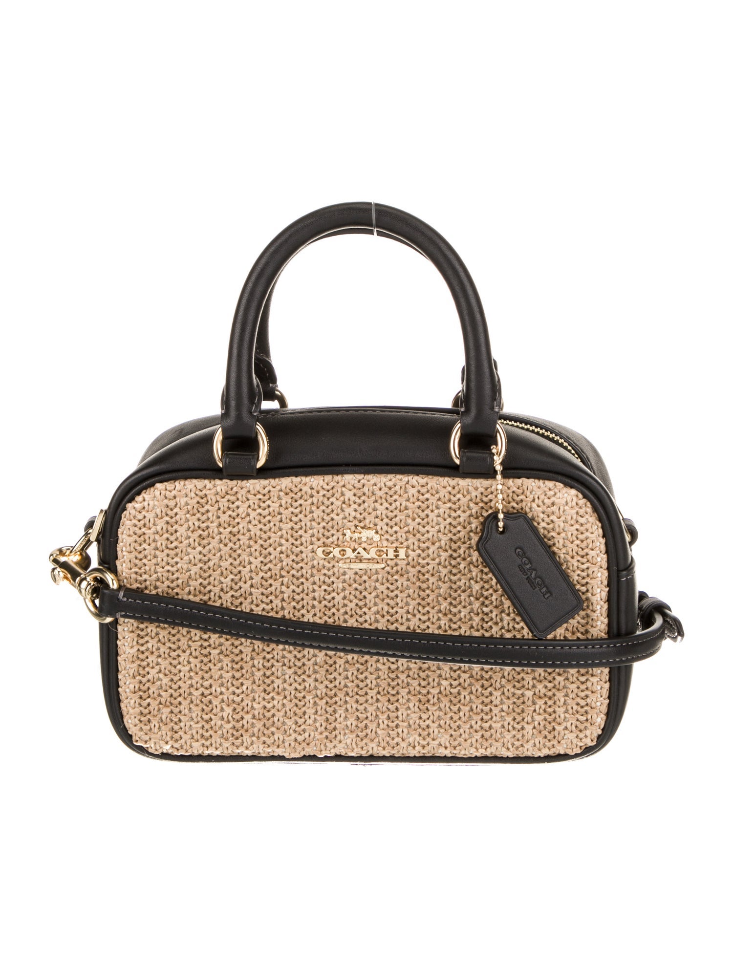 Coach Leather Top Handle Bag