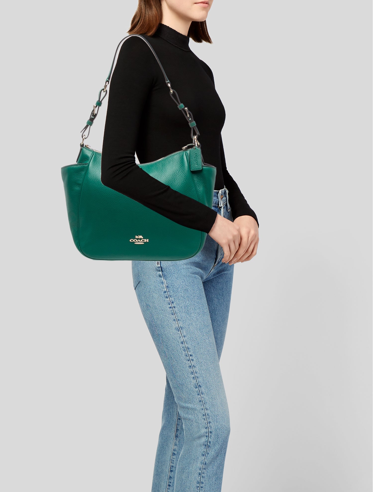 Coach Leather Shoulder Bag