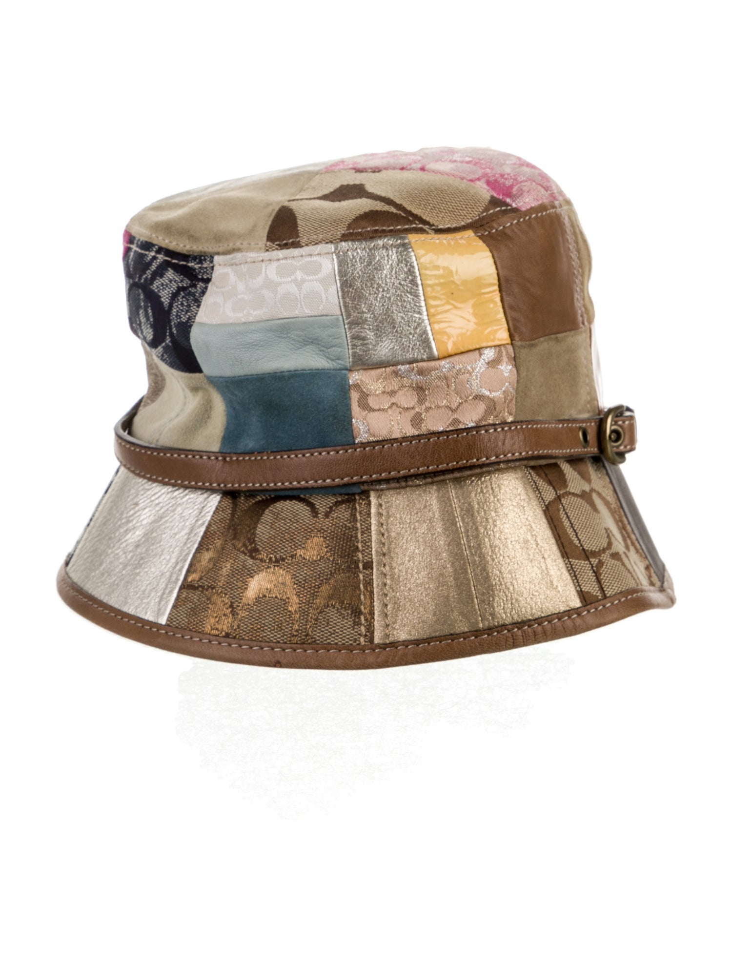 Coach Leather Bucket Hat