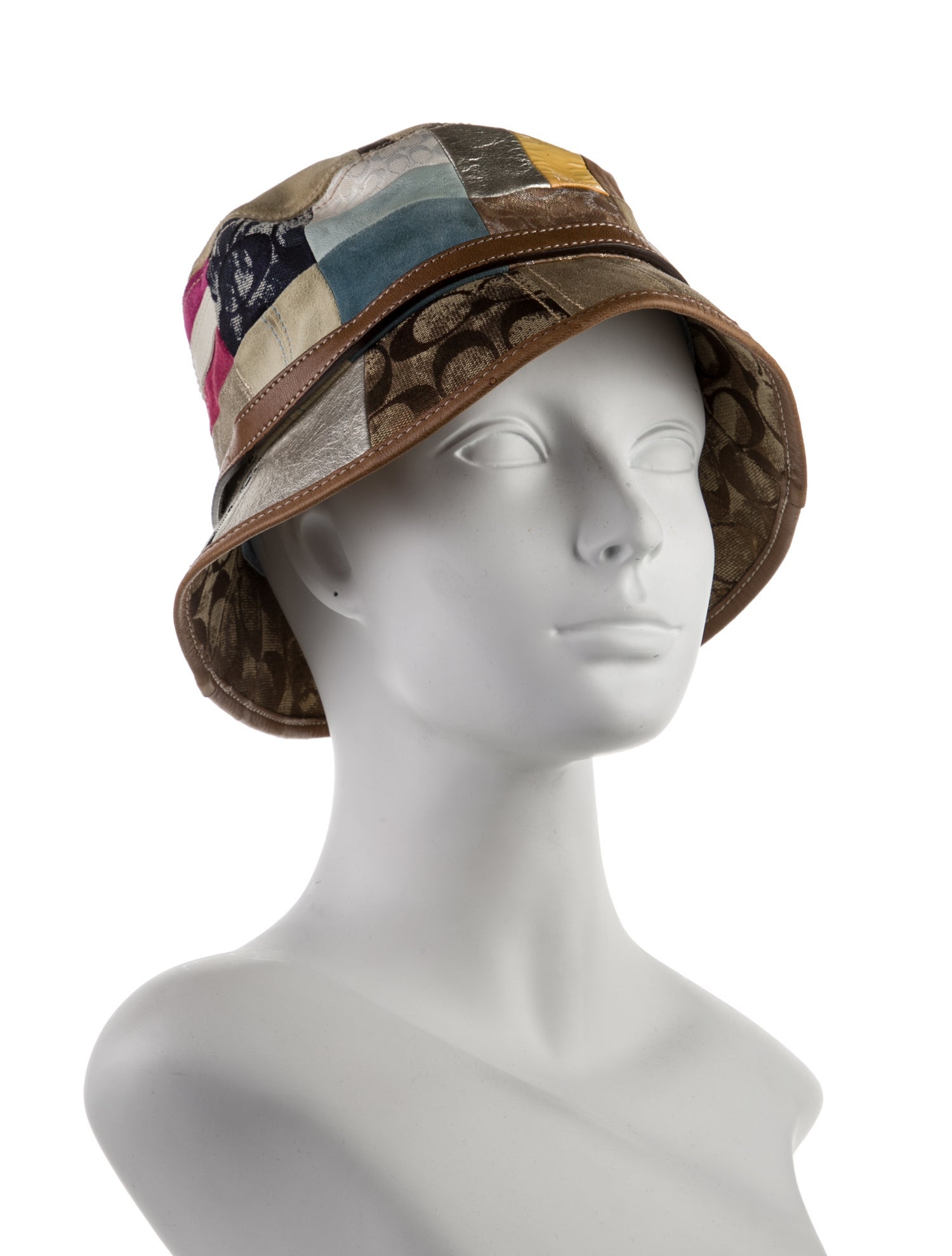 Coach Leather Bucket Hat