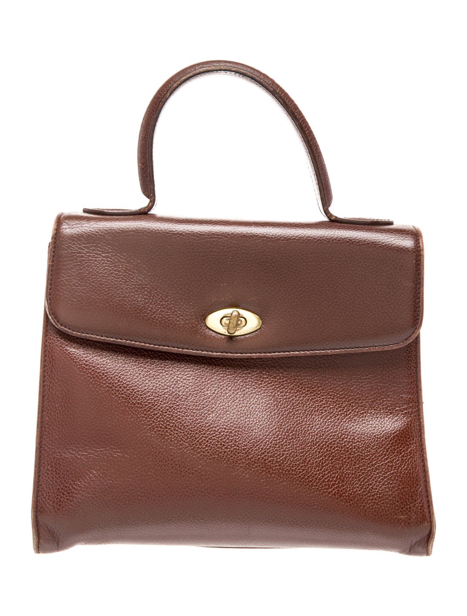 Coach Leather Top Handle Bag