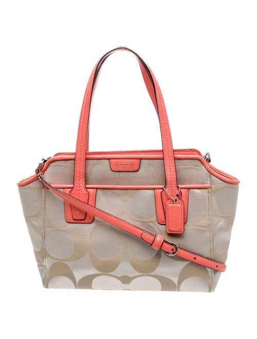 Coach Satin Top Handle Bag