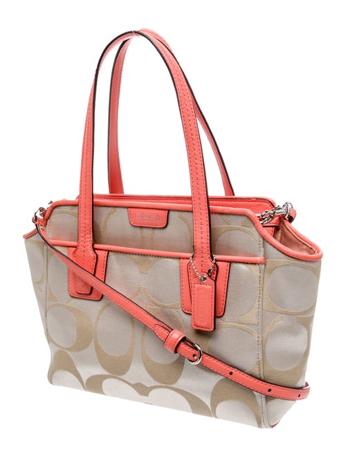 Coach Satin Top Handle Bag