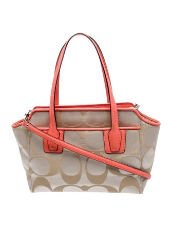 Coach Satin Top Handle Bag