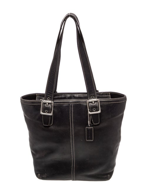 Coach Leather Top Handle Bag