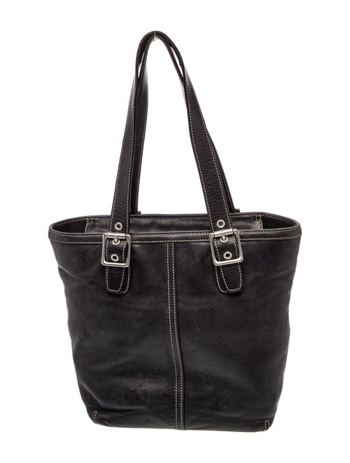 Coach Leather Top Handle Bag