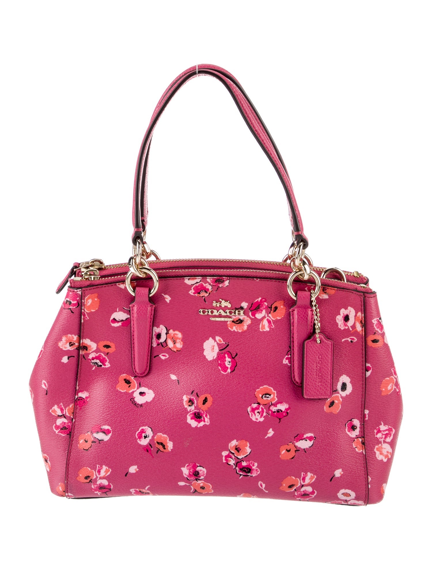 Coach Leather Top Handle Bag