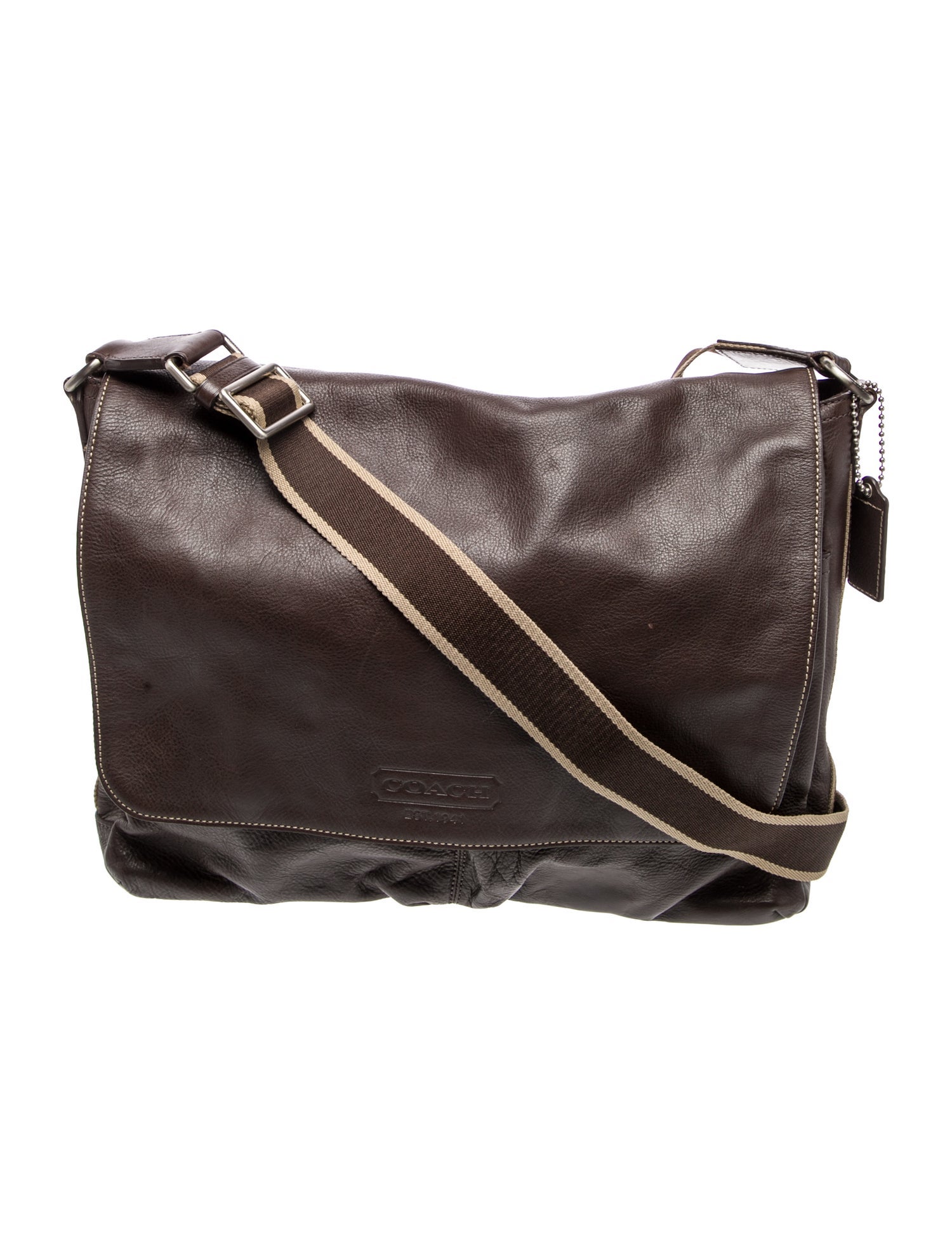 Coach Leather Messenger Bag