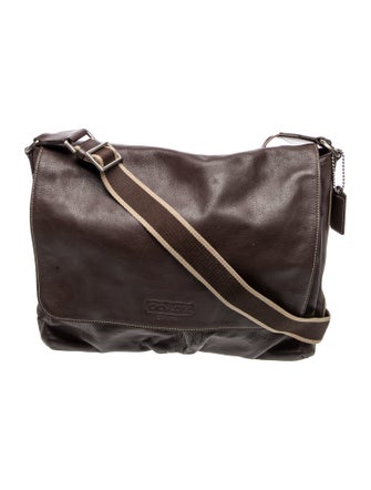 Coach Leather Messenger Bag