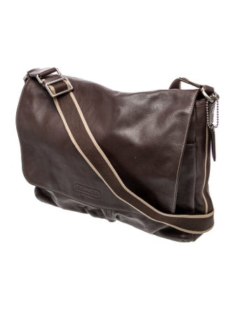 Coach Leather Messenger Bag